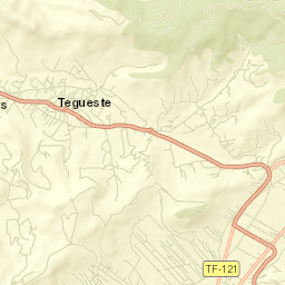Tegueste Street Map