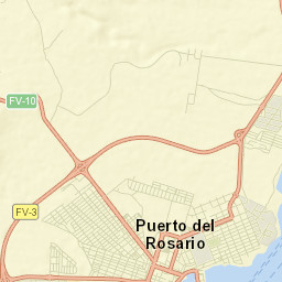 Puerto del Rosario Street Map
