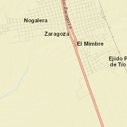Zaragoza Street Map