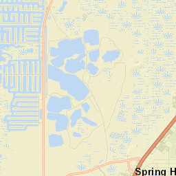 Hernando Beach Street Map