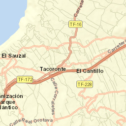 Tacoronte Street Map