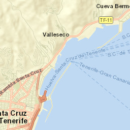 Santa Cruz de Tenerife Street Map