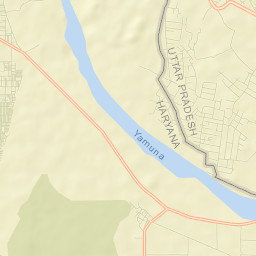 Faridabad District Street Map