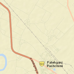 Fatehganj West Street Map