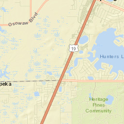 Heritage Pines Street Map