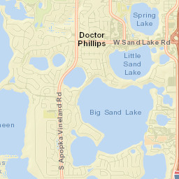 Doctor Phillips Street Map