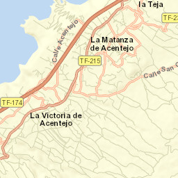 La Matanza de Acentejo Street Map