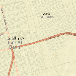 Hafar Al-Batin Street Map