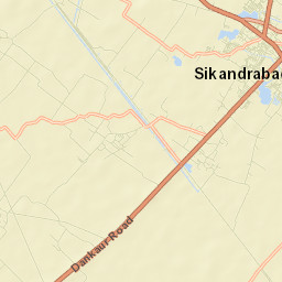 Sikandrabad Street Map