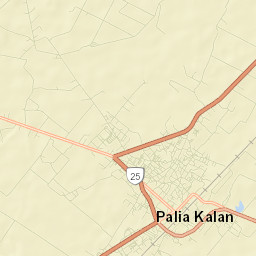 Palia Kalan Street Map