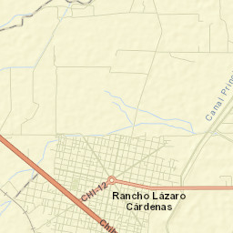 Lázaro Cárdenas Street Map