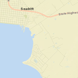 Seadrift Street Map