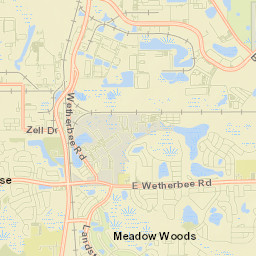 Meadow Woods Street Map