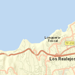 Los Realejos Street Map