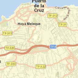 Puerto de la Cruz Street Map