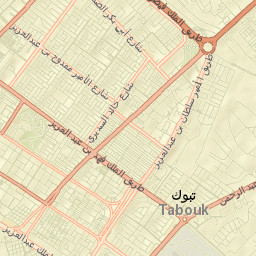 Tabuk Street Map