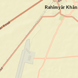 Rahim Yar Khan Street Map