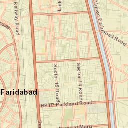 Faridabad Street Map