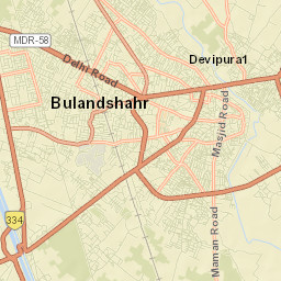 Bulandshahr Street Map