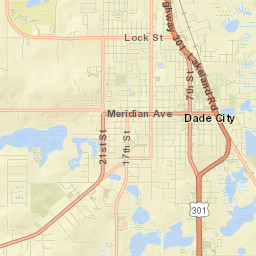 Dade City Street Map