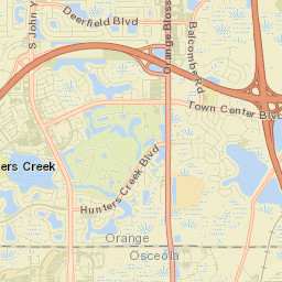 Hunters Creek Street Map