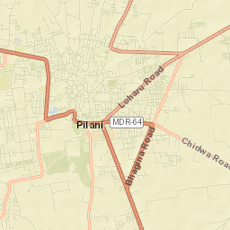 Pilani Street Map