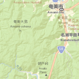Amami Shi Street Map