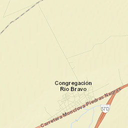 Río Bravo Street Map