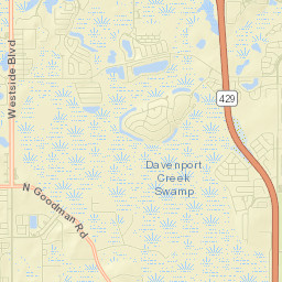 Four Corners Street Map