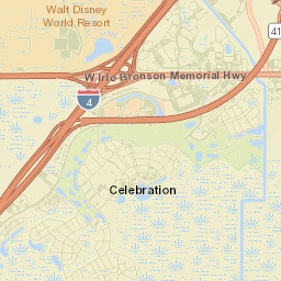 Celebration Street Map