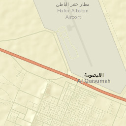 Qaisumah Street Map