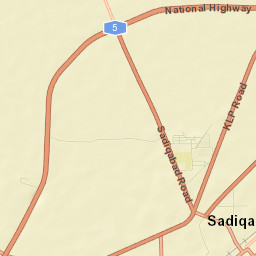 Sadiqabad Street Map