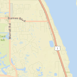 Brevard County Street Map
