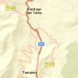 Santiago del Teide Street Map
