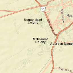 Churu Street Map