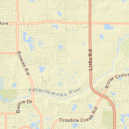 New Port Richey East Street Map