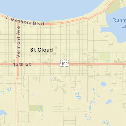 Saint Cloud Street Map