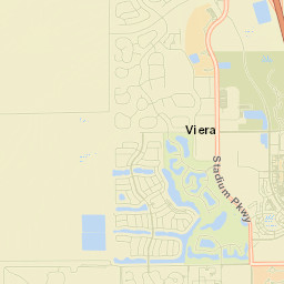 Viera West Street Map