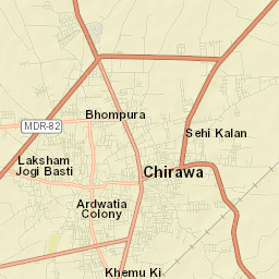 Chidawa Street Map