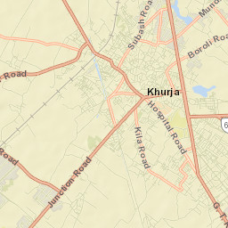 Khurja Street Map