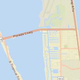 South Patrick Shores Street Map