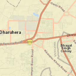 Dharuhera Street Map