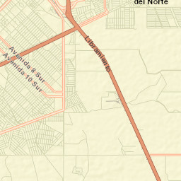Delicias Street Map