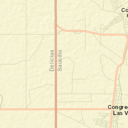 Las Varas Street Map