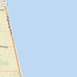 Satellite Beach Street Map