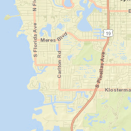 Tarpon Springs Street Map