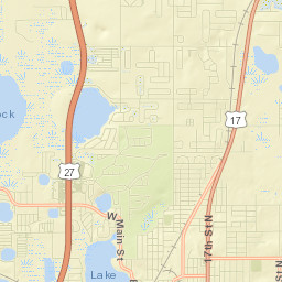 Haines City Street Map