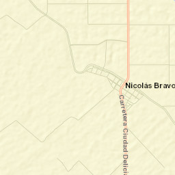 Colonia Nicolás Bravo (Kilómetro Noventa y Dos) Street Map