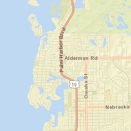 Palm Harbor Street Map