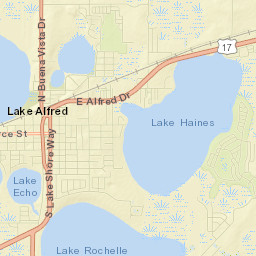 Lake Alfred Street Map